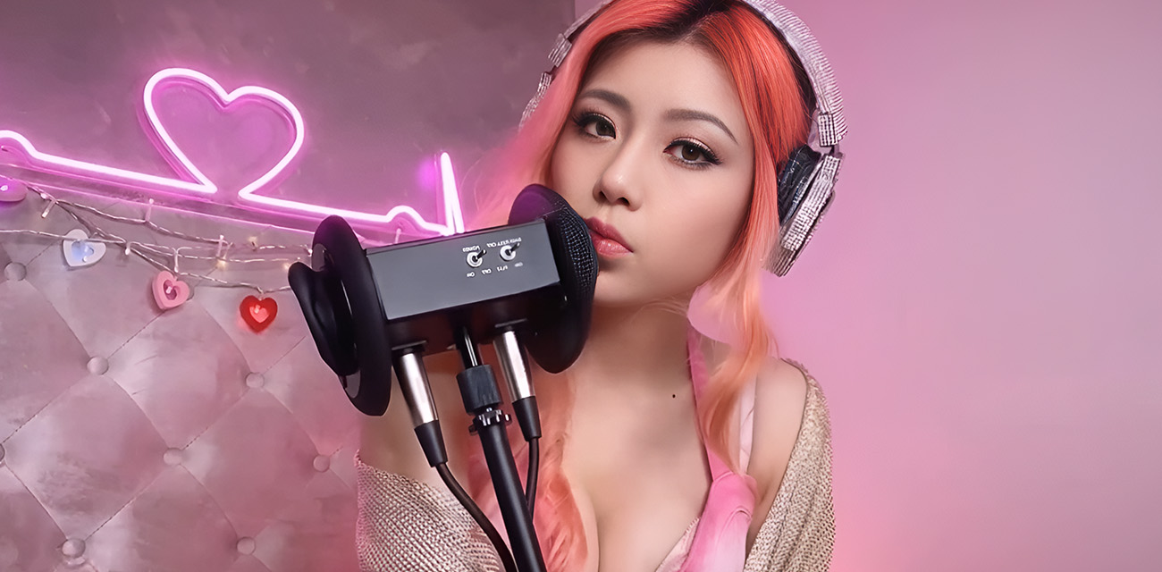 P站ASMR声控女神LonikaMeow 粉嫩巨乳近距离诱惑 声音媚到爆直接硬了！